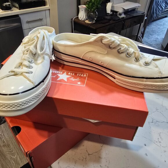 Converse Chuck 70 Mule Beige White Men Unisex Slip On Mule Shoes 172592C SZ 10.5 - Picture 3 of 13